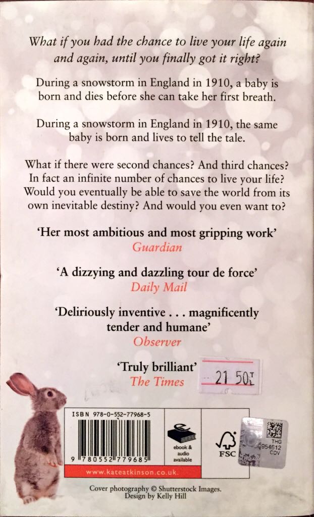 Life After Life - Kate Atkinson (Black Swan - Paperback) book collectible [Barcode 9780552779685] - Main Image 2