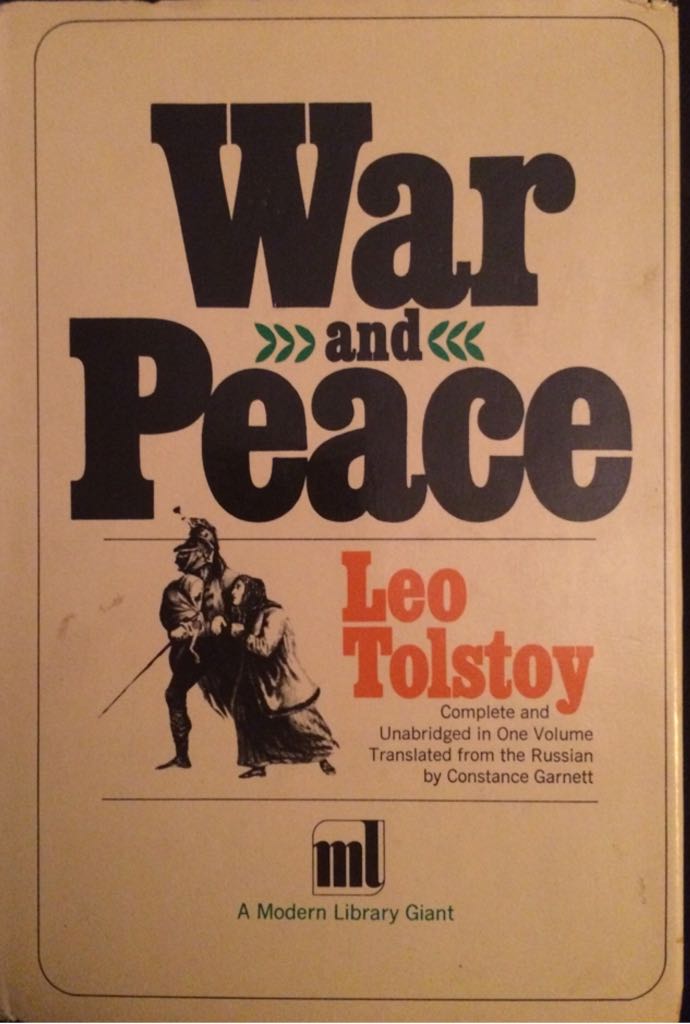 War And Peace (A Modern Library Giant - Hardcover) book collectible - Main Image 1
