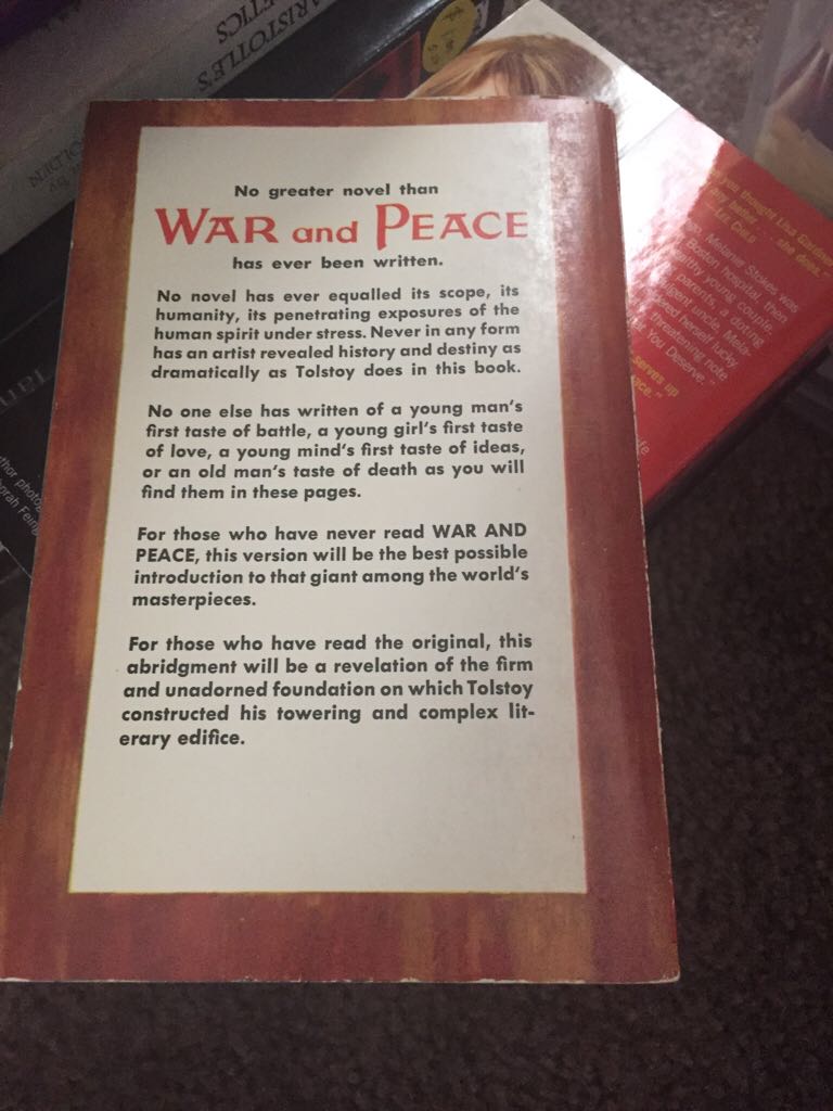 War And Peace - Leo Tolstoy (Paperback) book collectible - Main Image 2