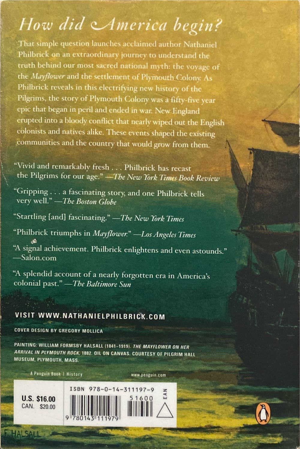 Mayflower - Nathaniel Philbrick (Penguin - Paperback) book collectible [Barcode 9780143111979] - Main Image 2