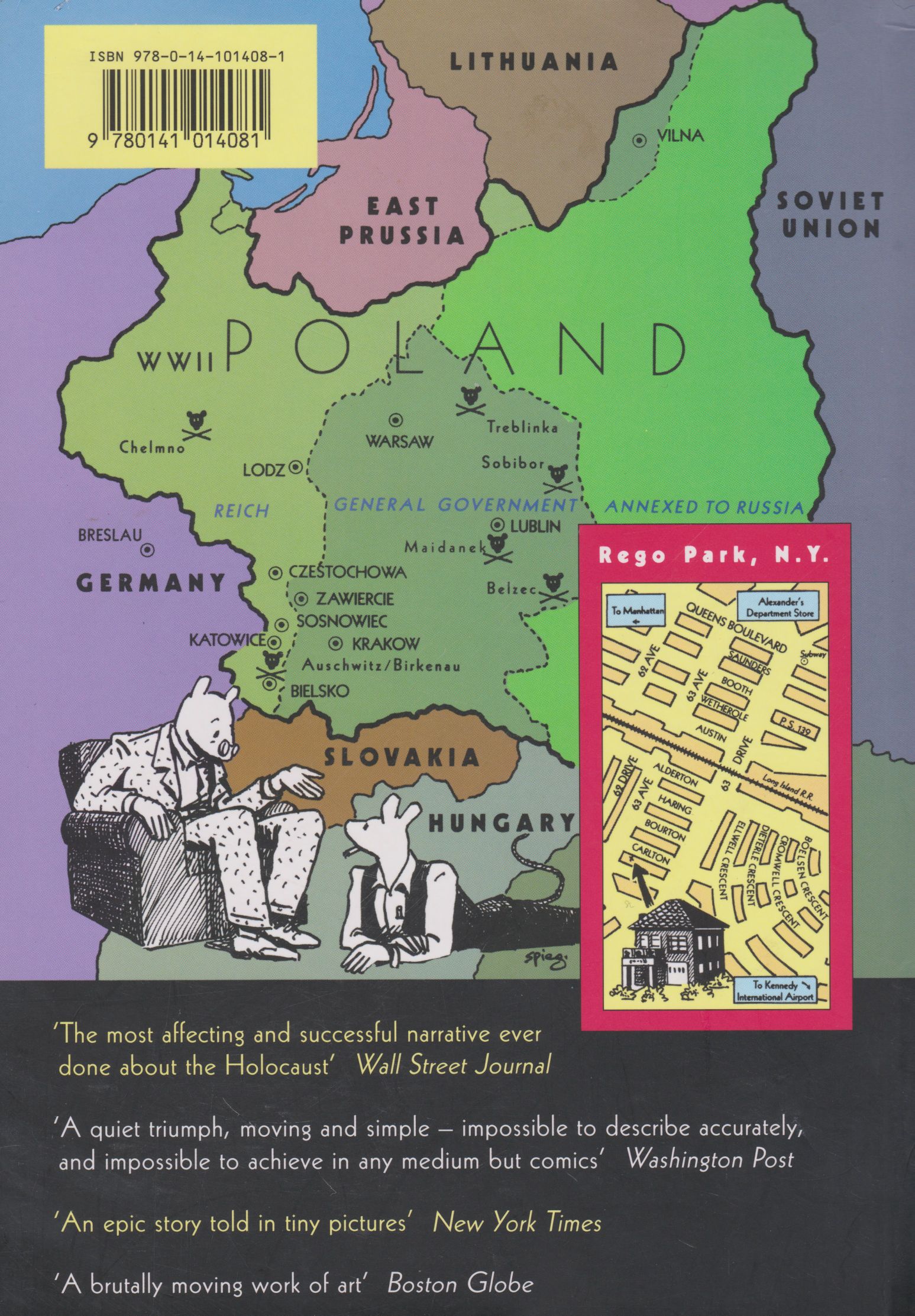 Maus - Art Spiegelman (Przeczytane - Paperback) book collectible [Barcode 9780141014081] - Main Image 2