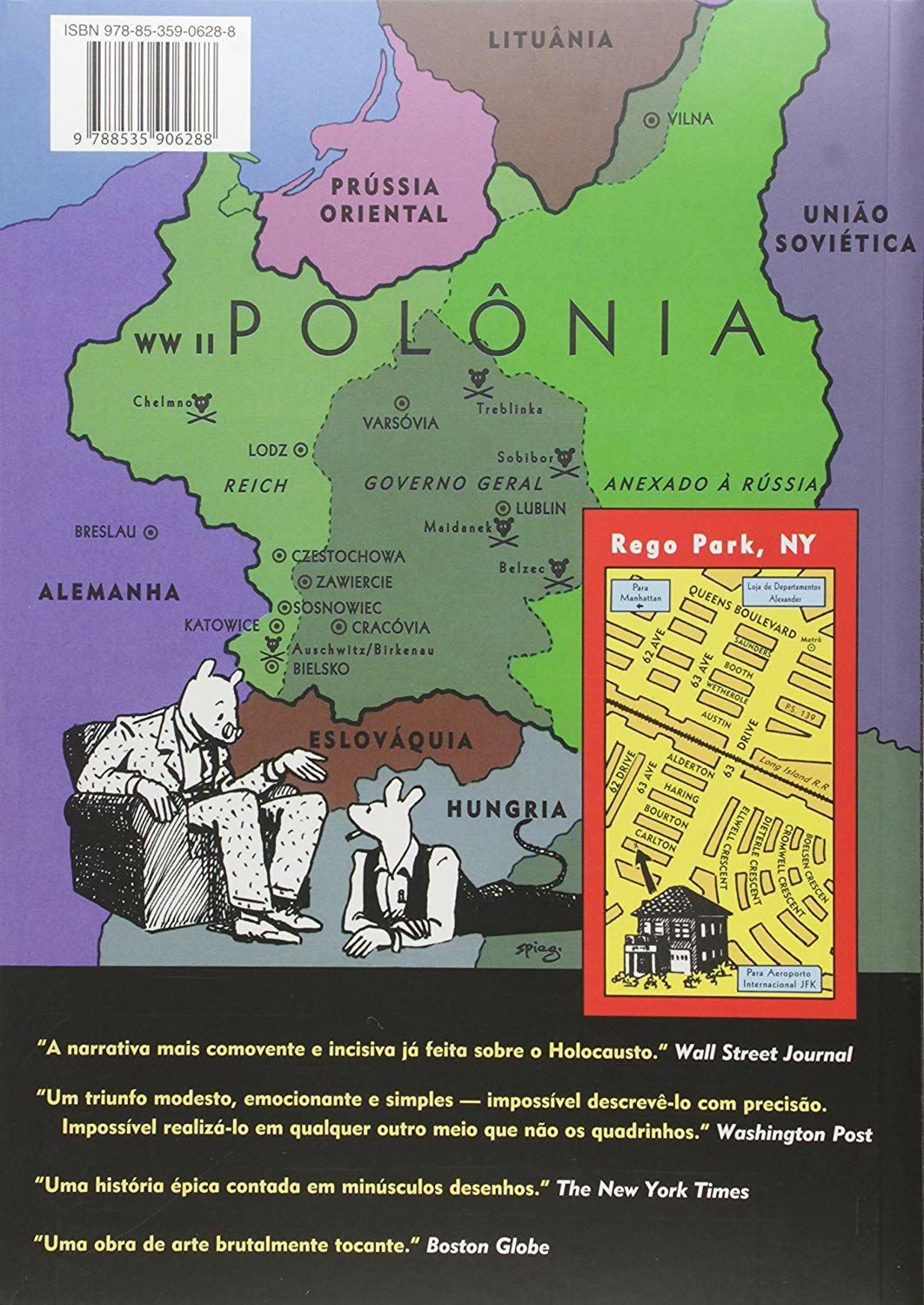 Maus - Art Spiegelman (Companhia das Letras - Paperback) book collectible [Barcode 9788535906288] - Main Image 2