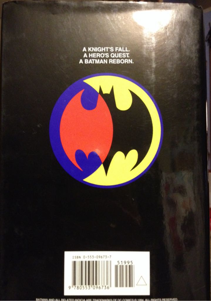 Batman: Knightfall - Dennis O’Neil (A Bantam Book - Hardcover) book collectible [Barcode 9780553096736] - Main Image 2