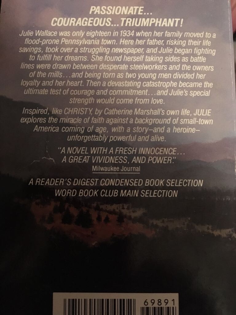 Julie - Catherine Marshall (Avon - Paperback) book collectible [Barcode 9780380698912] - Main Image 2