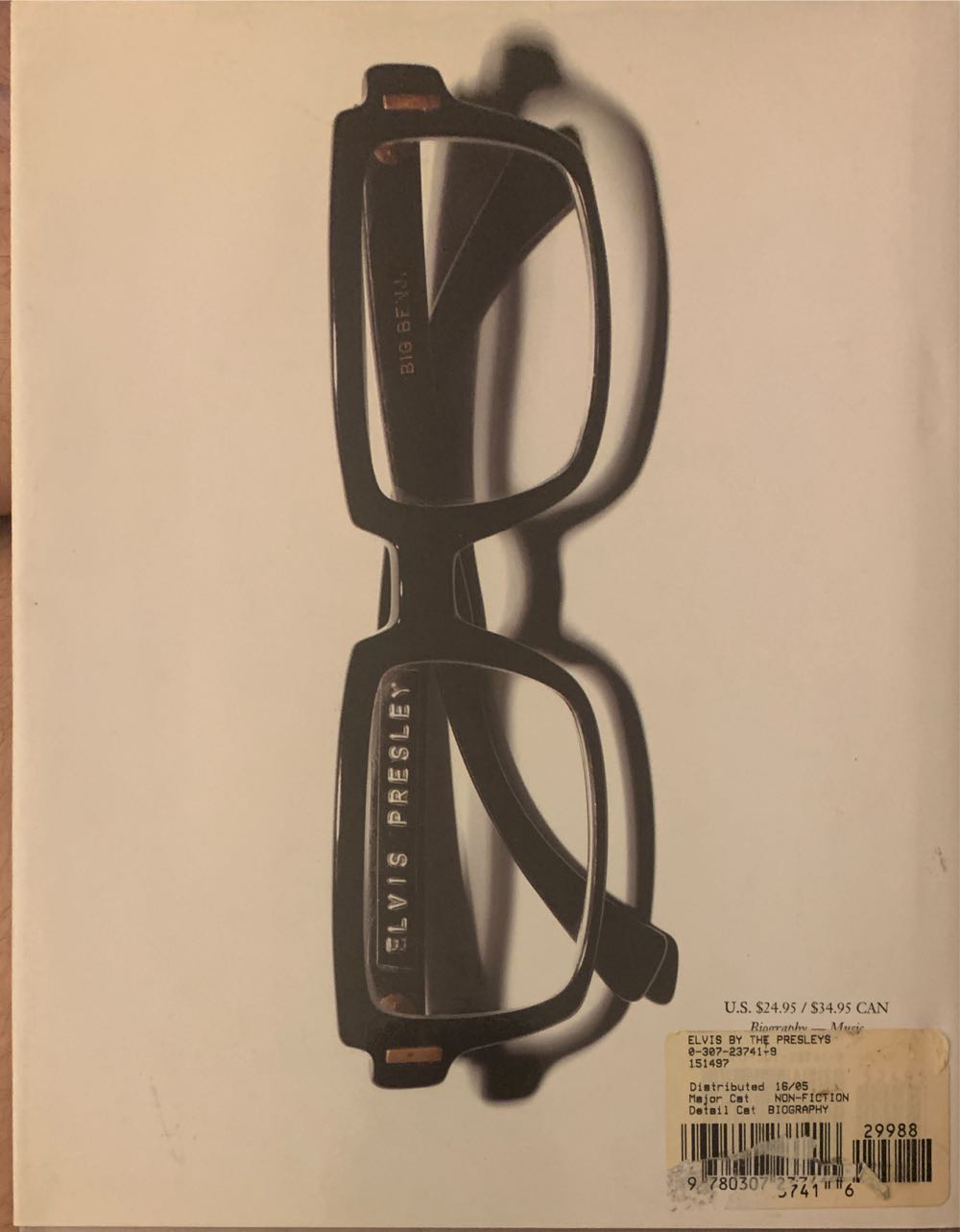 Elvis By The Presleys - David Ritz (Crown Publishers, Inc. - Hardcover) book collectible [Barcode 9780307237415] - Main Image 2