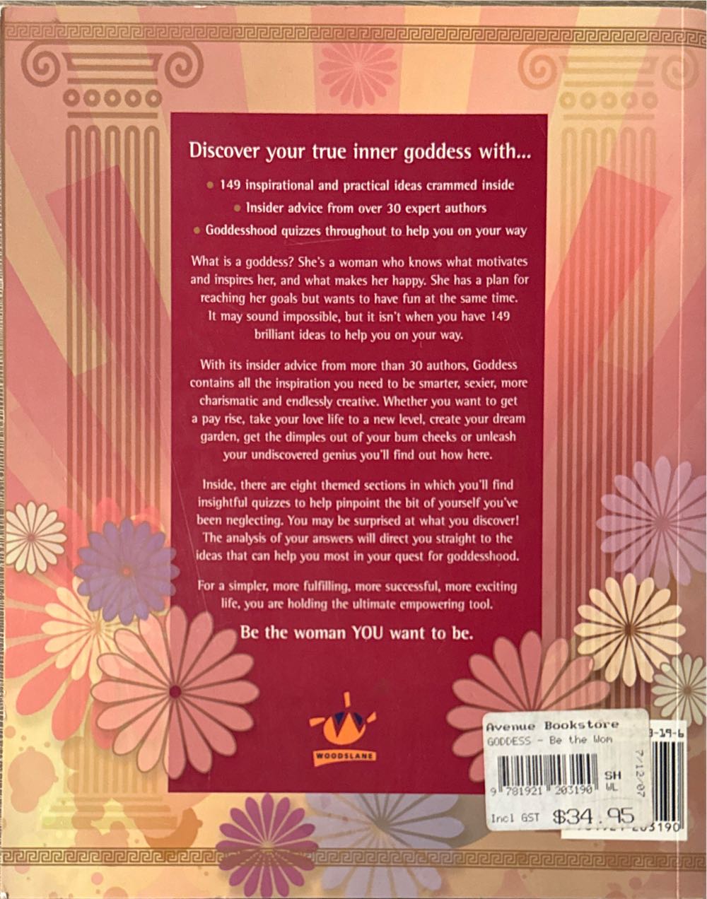 Goddess: Be The Woman You Want To Be - Wilson, Elizabeth book collectible [Barcode 1921203196] - Main Image 2