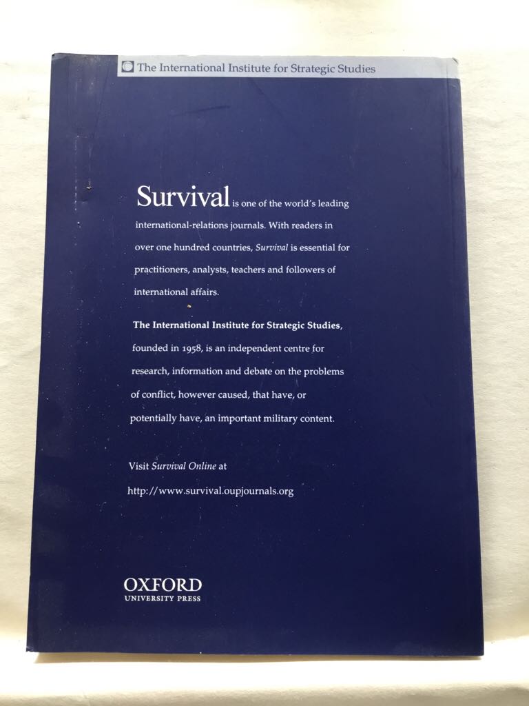 Survival - The International (Oxford University Press) book collectible - Main Image 2