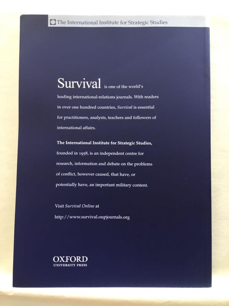 Survival - The International (Oxford University Press) book collectible - Main Image 2