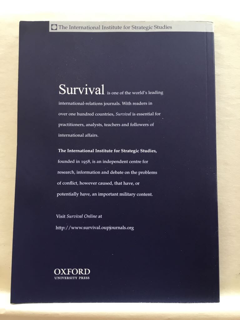 Survival - The International (Oxford University Press) book collectible - Main Image 2