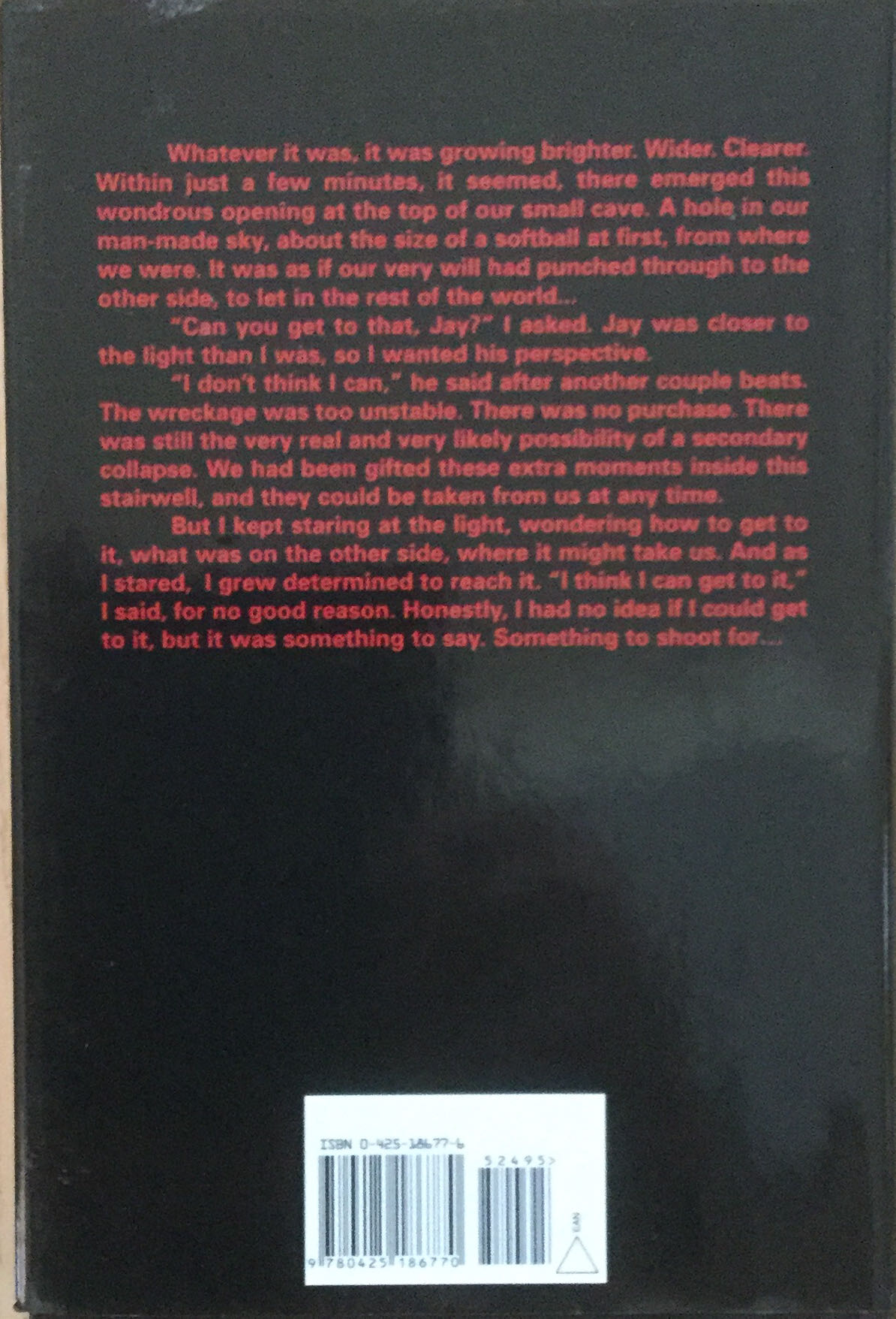 Last Man Down - Richard Picciotto (Berkley - Hardcover) book collectible [Barcode 9780425186770] - Main Image 2