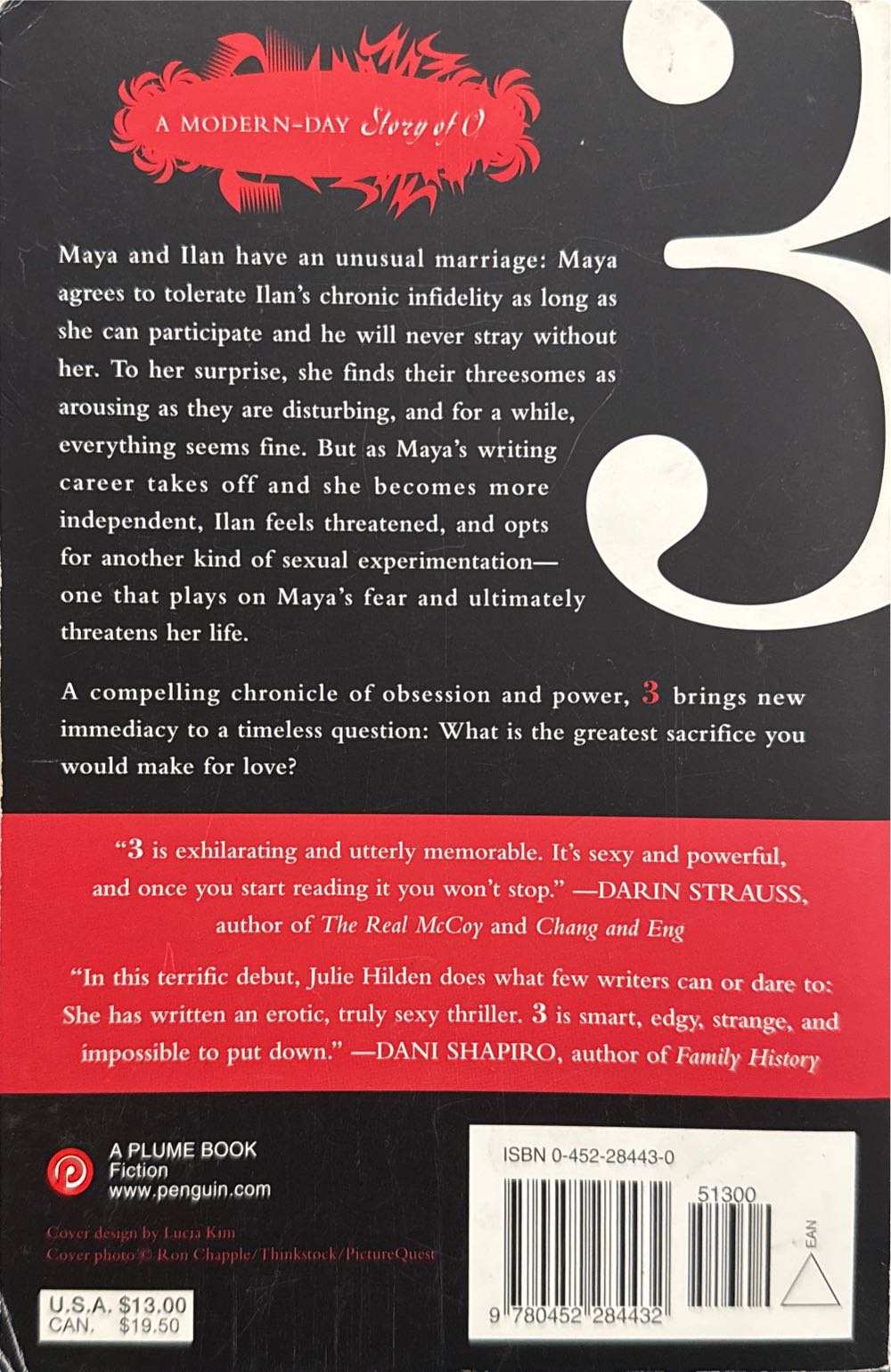 Three - Julie Hilden (Plume Books - Paperback) book collectible [Barcode 9780452284432] - Main Image 2