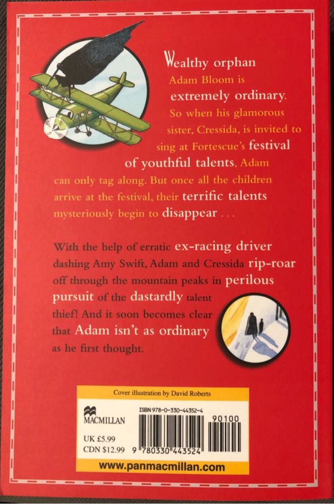 The Talent Thief: An Extraordinary Tale Of An Ordinary Boy - Alex Williams (Pan Macmillan Australia Pty Limited - Hardcover) book collectible [Barcode 9780330443524] - Main Image 2
