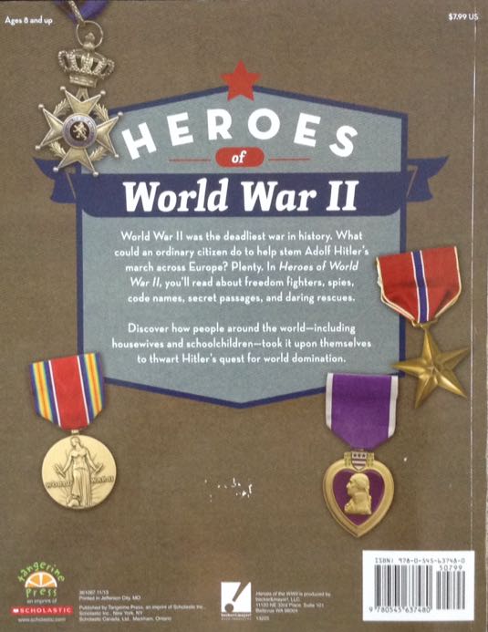 Heroes Of World War 2 - Paul Beck (Scholastic - Paperback) book collectible [Barcode 9780545637480] - Main Image 2