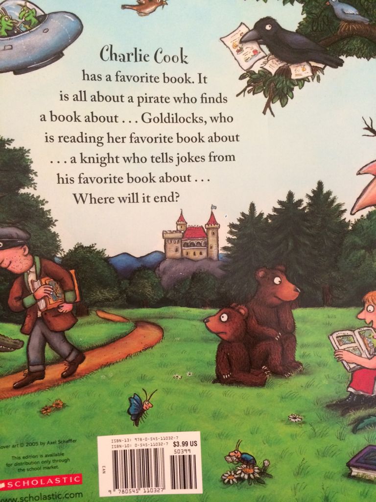 Charlie Cooks Favorite Book - Julia Donaldson (Fun Read Alouds - Paperback) book collectible [Barcode 9780545110327] - Main Image 2