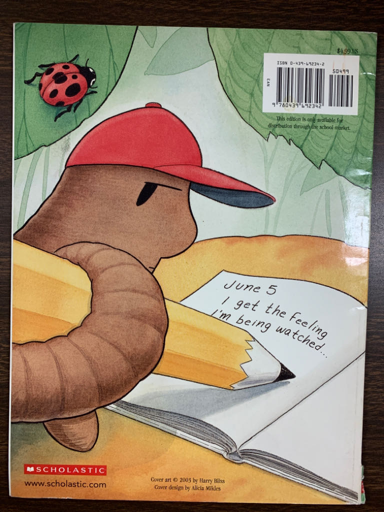Diary Of A Worm - Doreen Cronin (Scholastic - Paperback) book collectible [Barcode 9780439692342] - Main Image 2