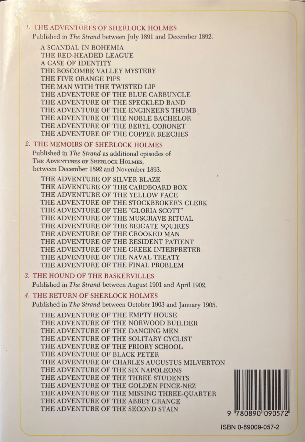 The Original Illustrated Sherlock Holmes - Arthur Conan Doyle (Castle - Hardcover) book collectible [Barcode 9780890090572] - Main Image 4