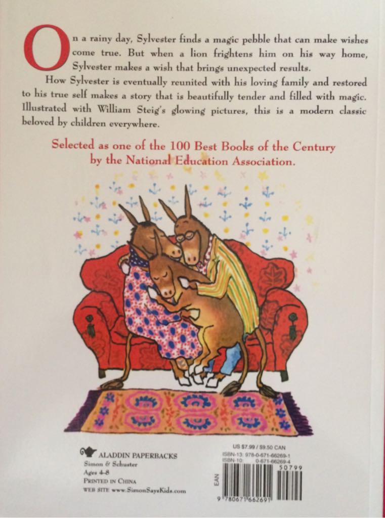 Sylvester And The Magic Pebble - William Steig (Aladdin - Paperback) book collectible [Barcode 9780671662691] - Main Image 2