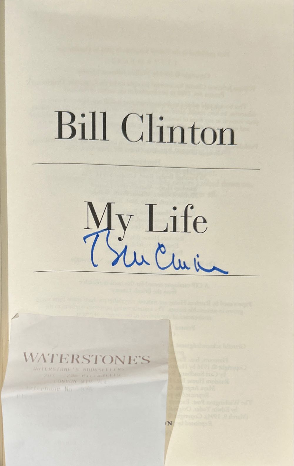 My Life - Bill Clinton (Hutchinson Of London - Hardcover) book collectible [Barcode 9780091795276] - Main Image 3
