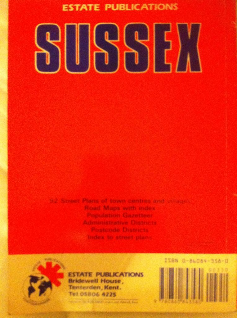 Sussex - Hollingsworth, Alan book collectible [Barcode 9780860843580] - Main Image 2