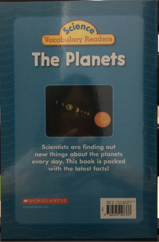 Planets, The - Jeff Bauer (Scholastic Inc. - Paperback) book collectible [Barcode 9780545007337] - Main Image 2