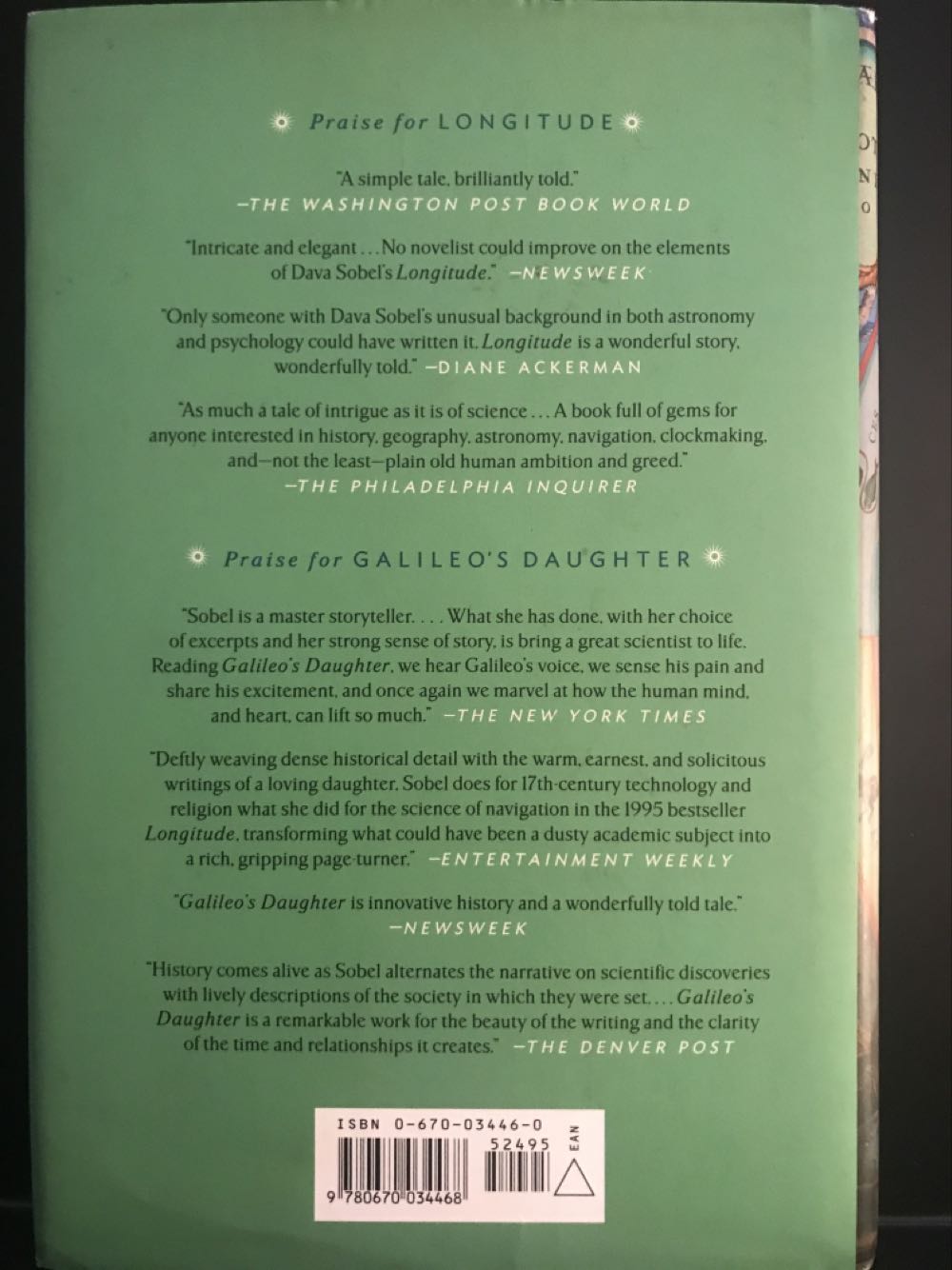 Planets, The - Dava Sobel (Penguin / Viking - Hardcover) book collectible [Barcode 9780670034468] - Main Image 2