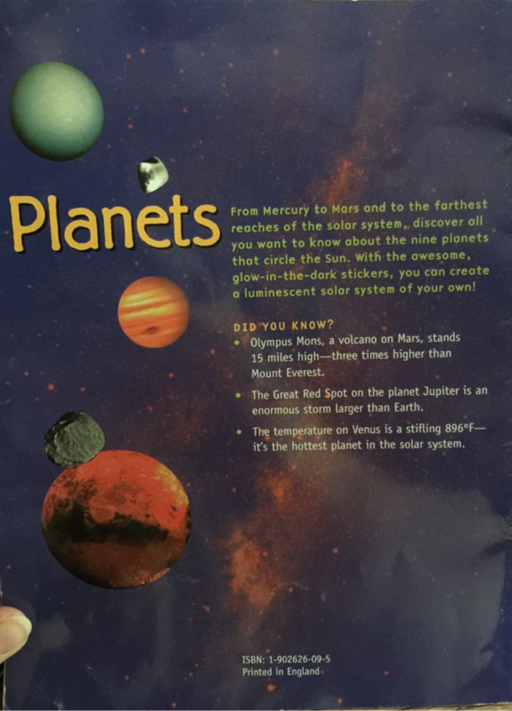 The Planets - John Starke book collectible [Barcode 9781902626093] - Main Image 2