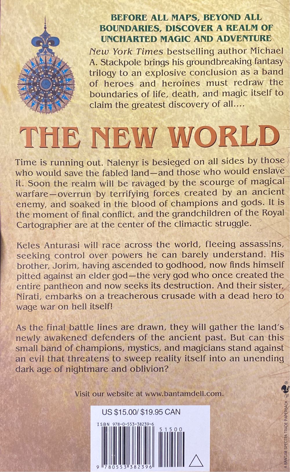 The New World - Michael A. Stackpole (Spectra - Trade Paperback) book collectible [Barcode 9780553382396] - Main Image 2