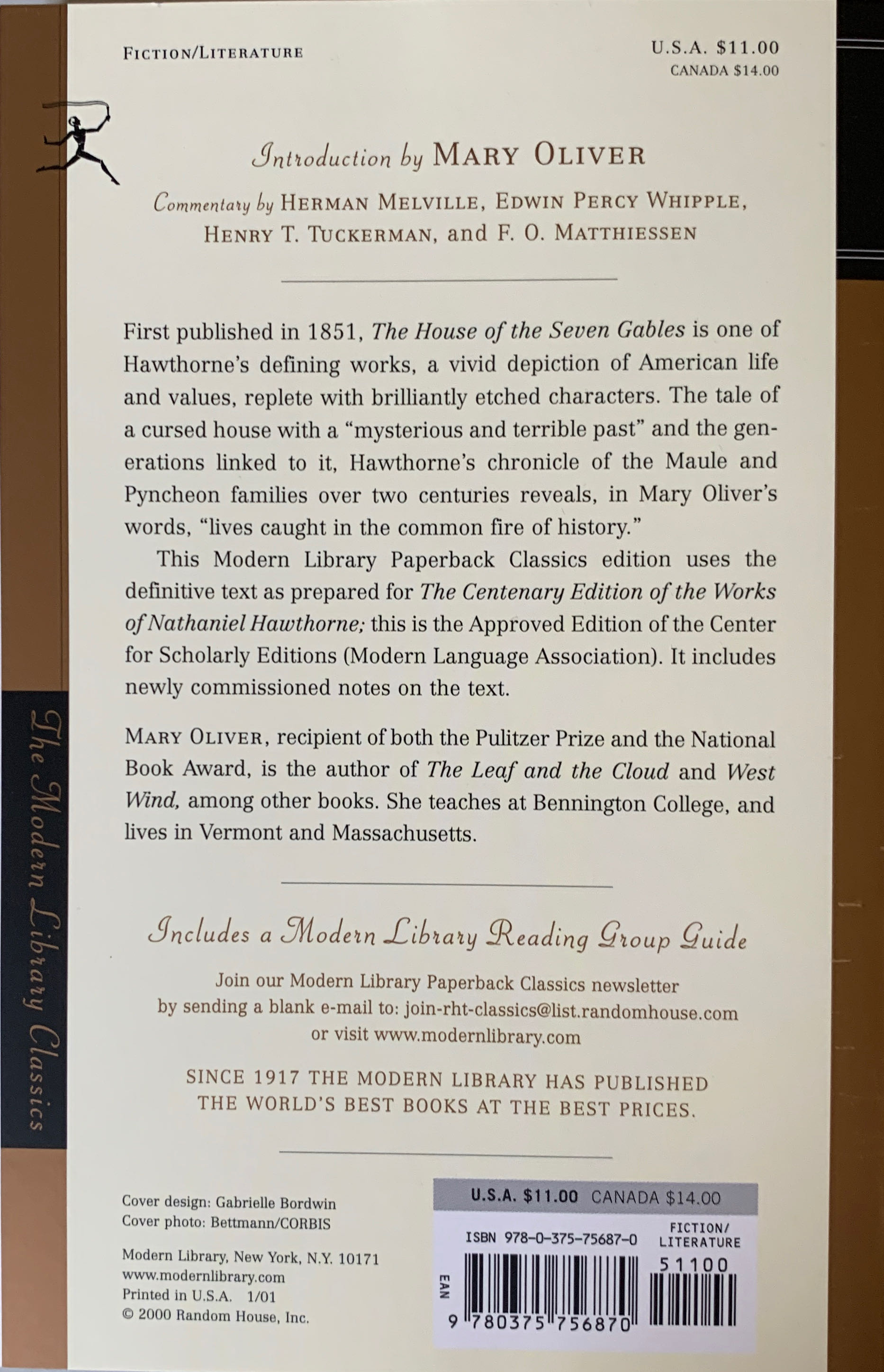 The House Of The Seven Gables - Nathaniel Hawthorne (Random House Publishing Group - Trade Paperback) book collectible [Barcode 9780375756870] - Main Image 2