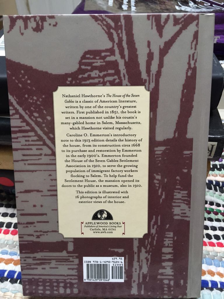 The House Of The Seven Gables - Nathaniel Hawthorne (Applewood Books) book collectible [Barcode 9781429091046] - Main Image 2