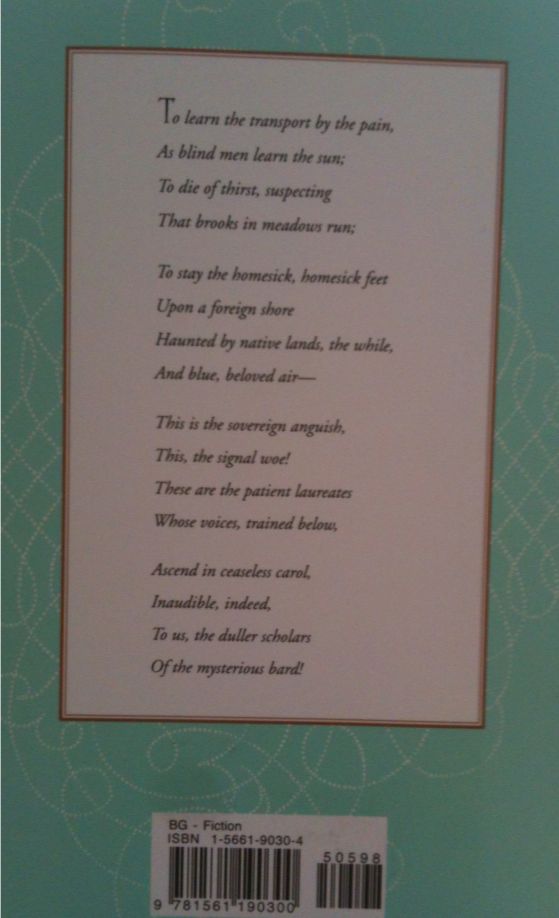 Emily Dickinson: Collected Poems - Emily Dickinson (Barnes and Noble, Inc. - Hardcover) book collectible [Barcode 9781566190305] - Main Image 2