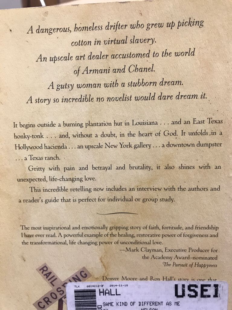 Same Kind Of Different As Me - Denver Moore (Thomas Nelson - Paperback) book collectible [Barcode 9780849919107] - Main Image 2