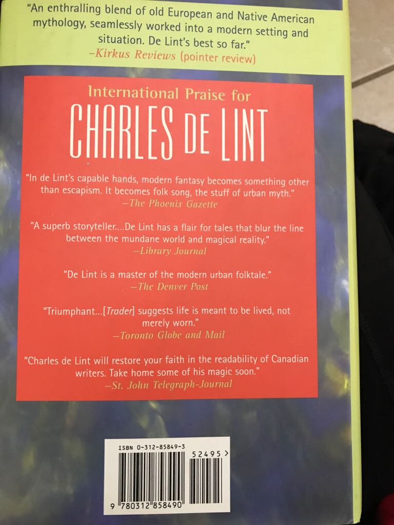 Someplace To Be Flying - Charles De Lint (A Tor Book - Hardcover) book collectible [Barcode 9780312858490] - Main Image 2