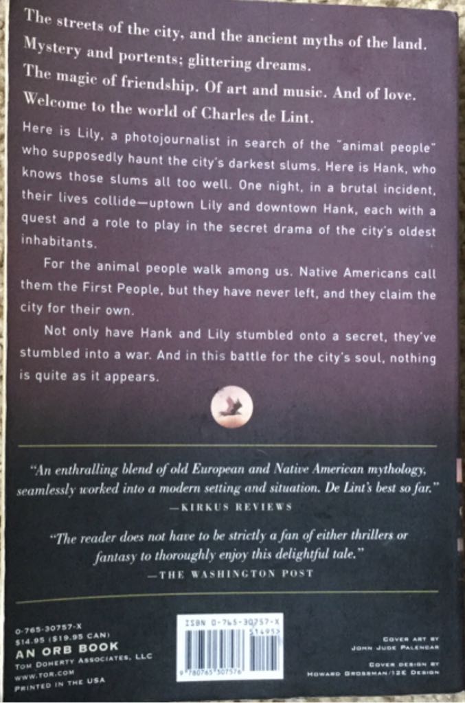 Someplace To Be Flying - Charles de Lint (Orb - Trade Paperback) book collectible [Barcode 9780765307576] - Main Image 2
