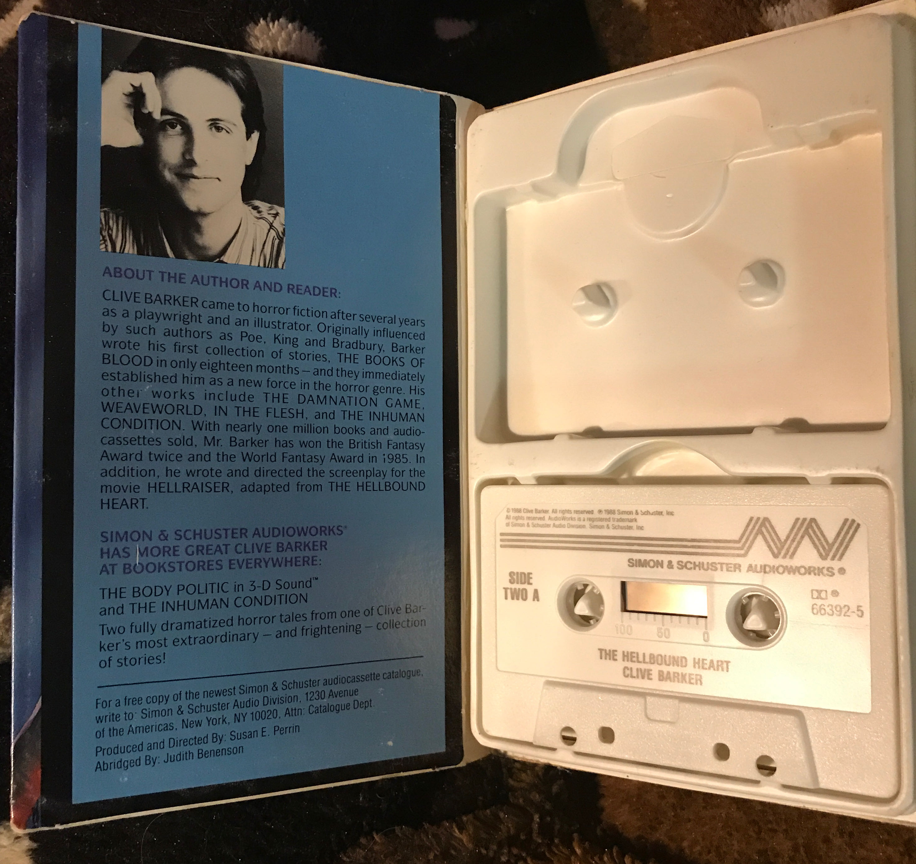 The Hellbound Heart (Missing Tape 1 of 2) - Clive Barker (Audiobook) book collectible - Main Image 3