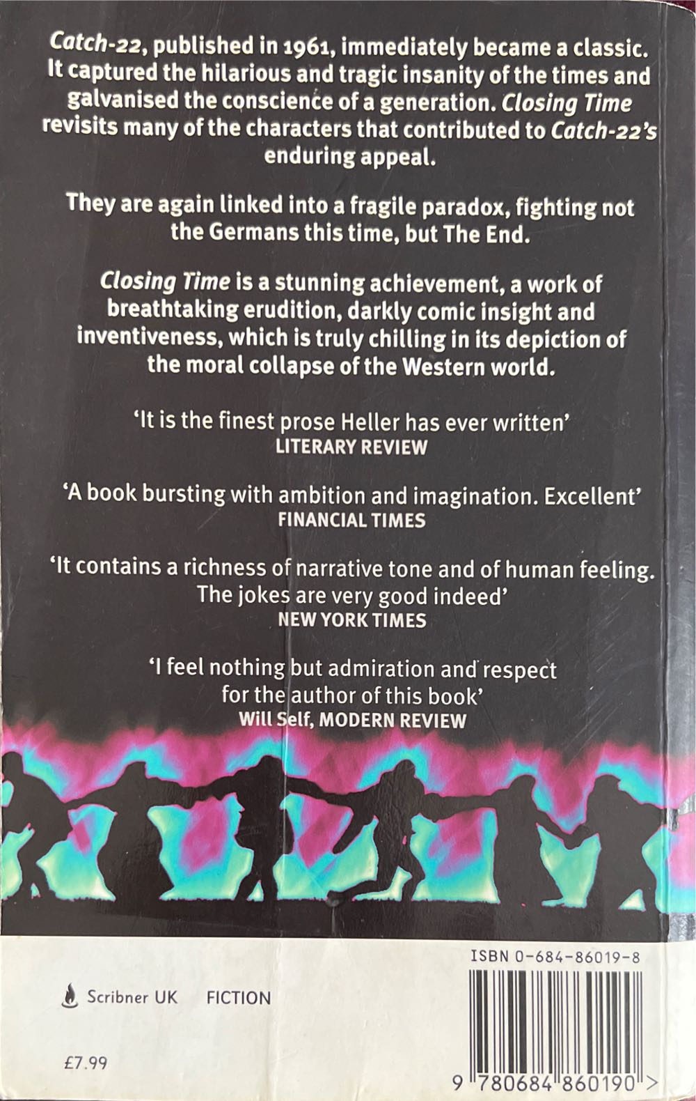 Closing Time - Joseph Heller (Scribner - Paperback) book collectible [Barcode 9780684860190] - Main Image 2