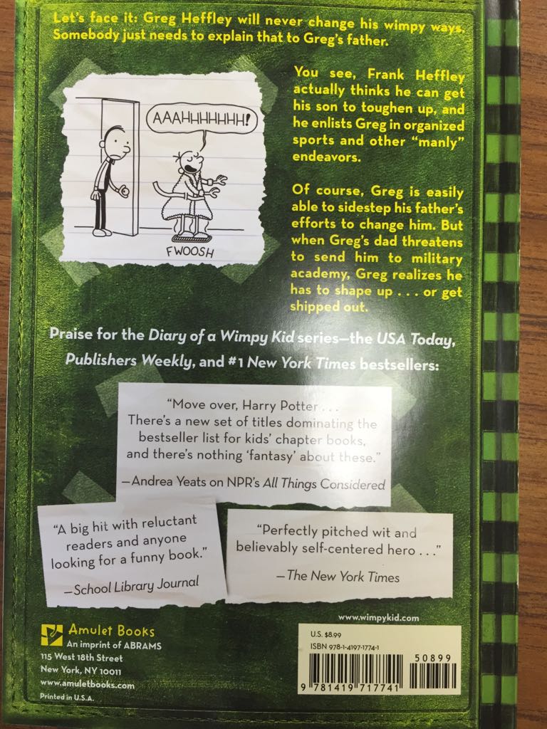 Diary of a Wimpy Kid #3: The Last Straw - Jeff Kinney (Amulet Books - Paperback) book collectible [Barcode 9781419717741] - Main Image 2