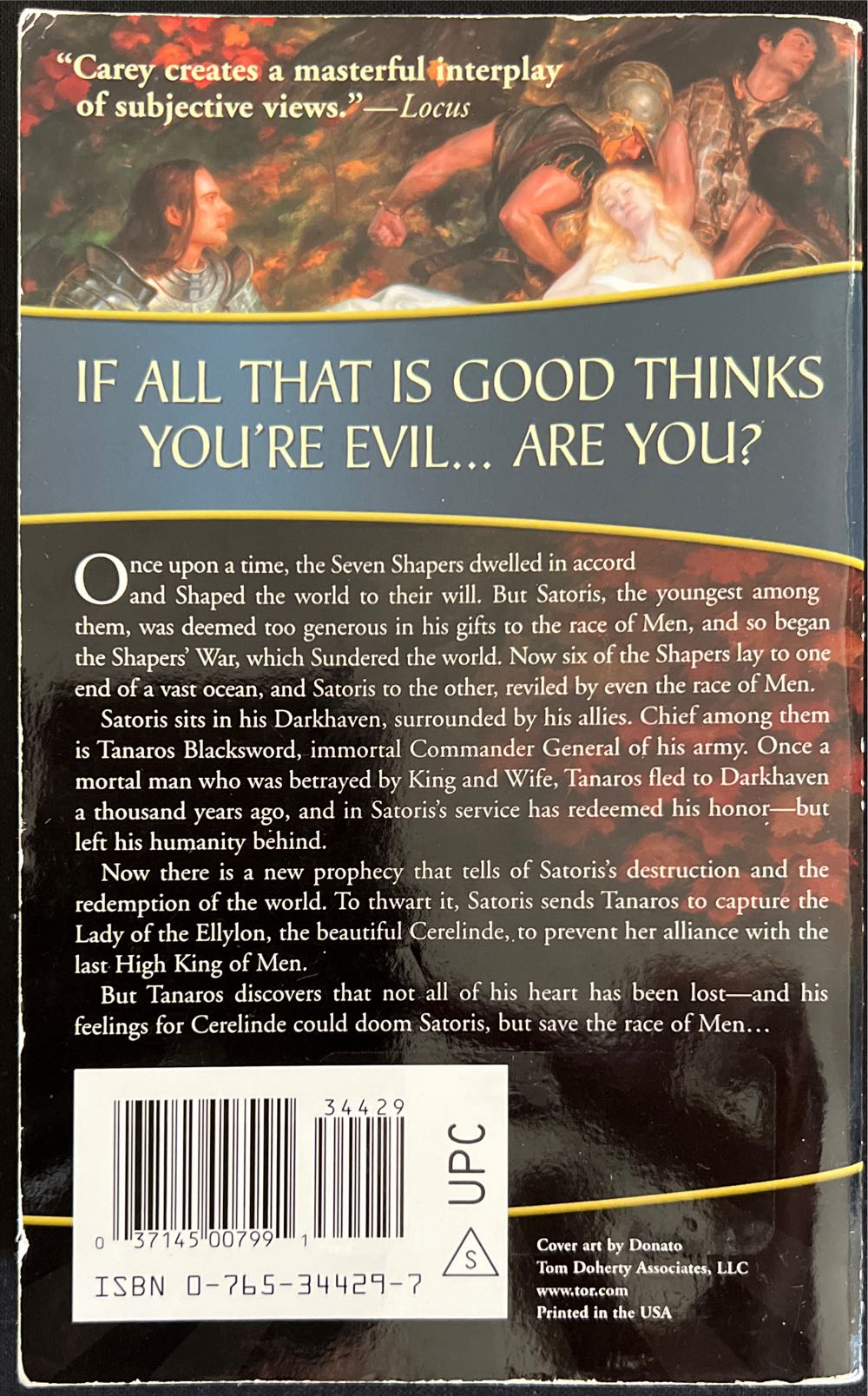 Banewreaker - Jacqueline Carey (Tor - Paperback) book collectible [Barcode 9780765344298] - Main Image 2