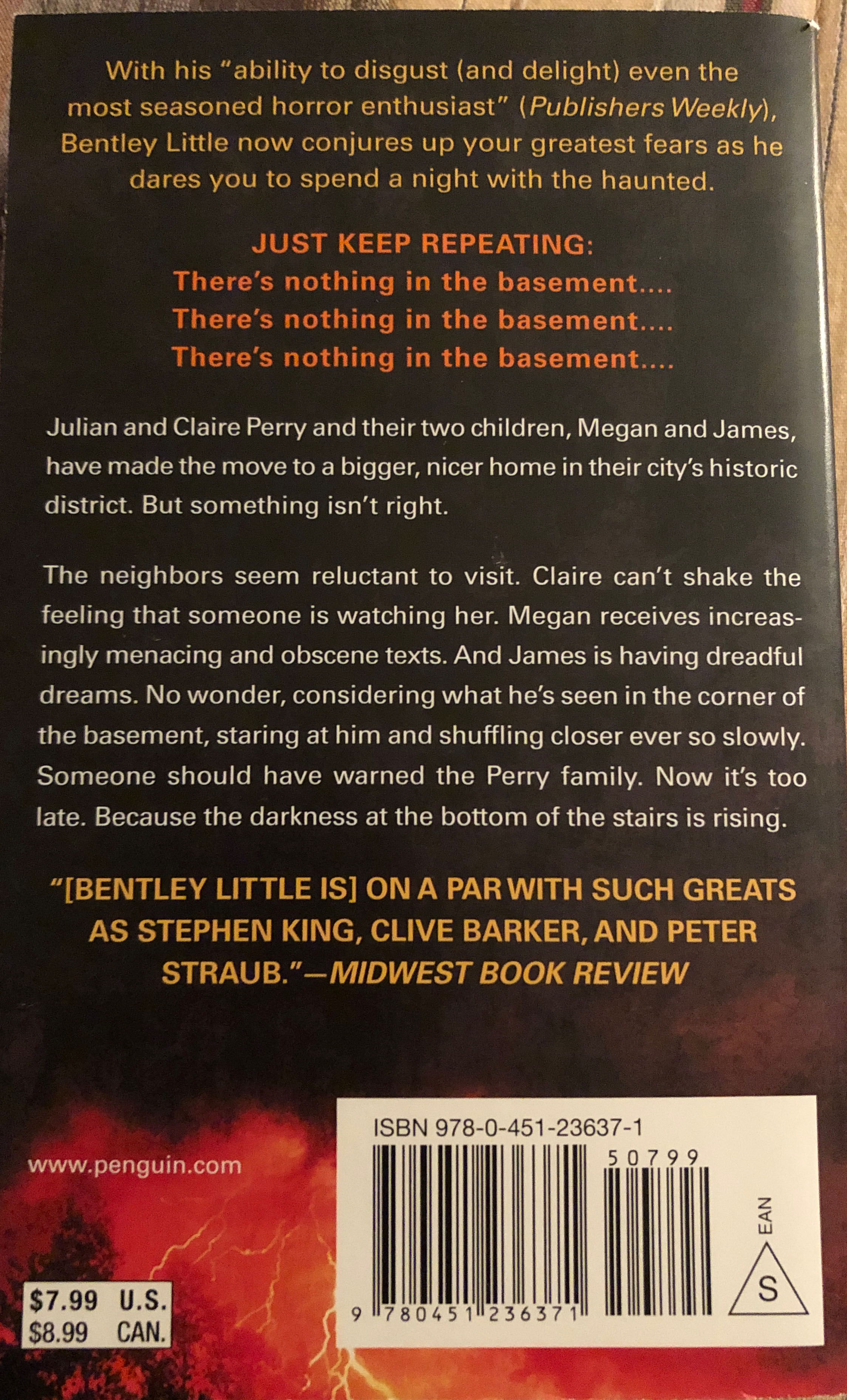 The Haunted - Bentley Little (Signet - Paperback) book collectible [Barcode 9780451236371] - Main Image 2