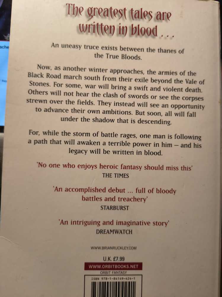 Winterbirth - Brian Ruckley (Orbit - Paperback) book collectible [Barcode 9781841494241] - Main Image 3