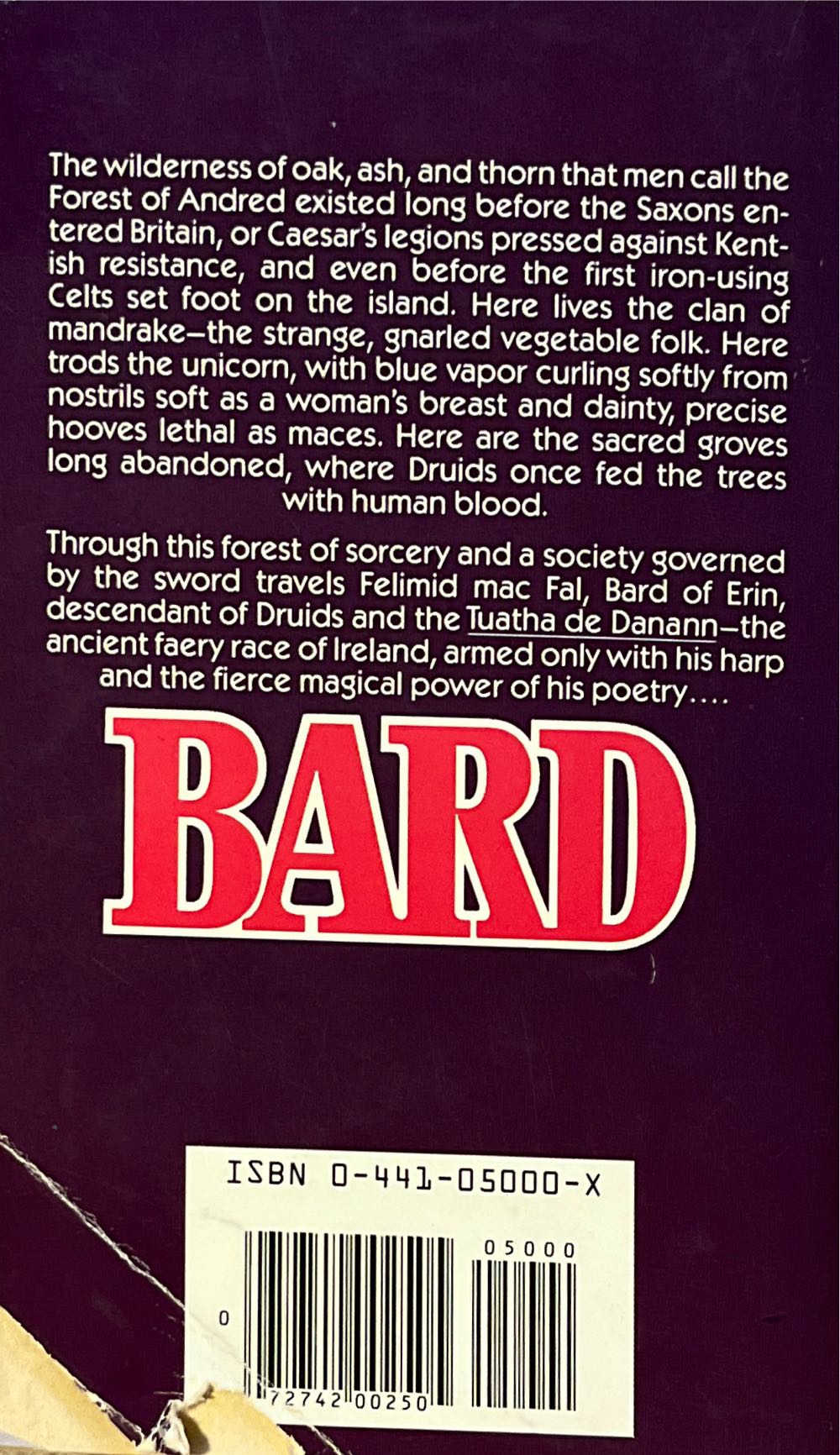 Bard - Keith Taylor (Ace Books - Paperback) book collectible [Barcode 9780441050000] - Main Image 2