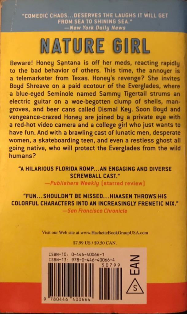 Nature Girl - Carl Hiaasen (Grand Central Publishing - Paperback) book collectible [Barcode 9780446400664] - Main Image 2