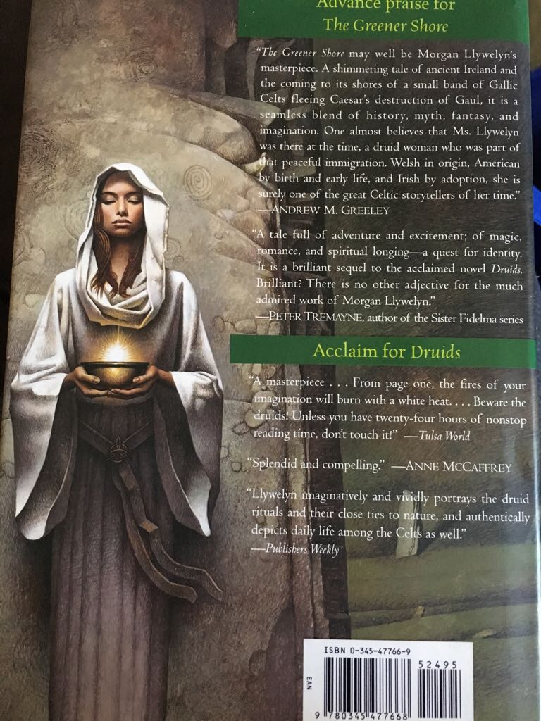 The Greener Shore - Morgan Llywelyn (Del Rey - Hardcover) book collectible [Barcode 9780345477668] - Main Image 2