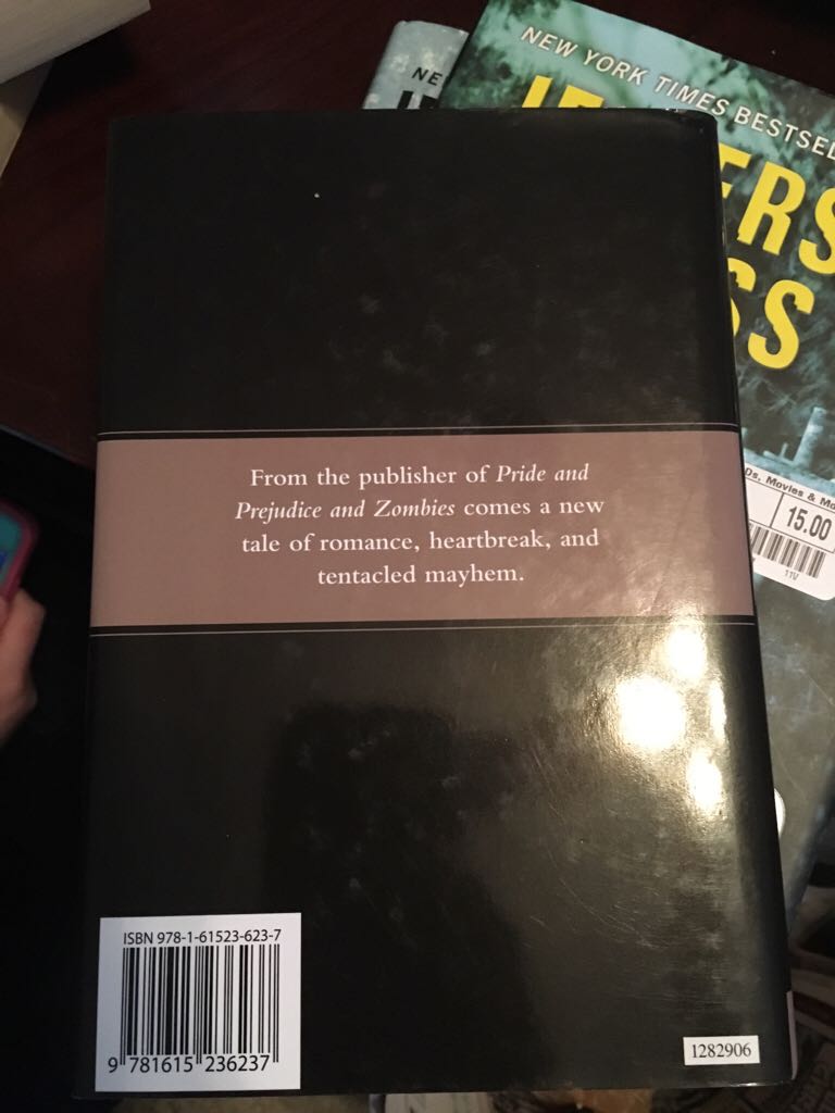 Sense and Sensibility and Sea Monsters - Jane Austin (Quirk Books - Hardcover) book collectible [Barcode 9781615236237] - Main Image 2