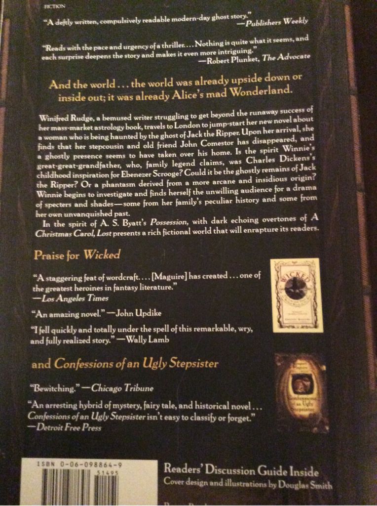 Lost - Gregory Maguire (Harper Collins Publishers - Trade Paperback) book collectible [Barcode 9780060988647] - Main Image 2