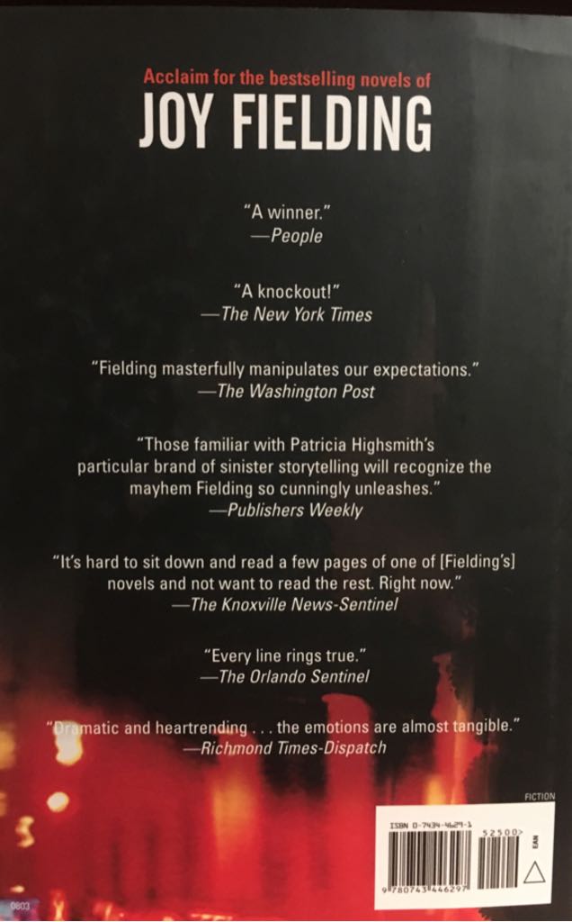 Lost - Joy Fielding (New York : Atria Books - Hardcover) book collectible [Barcode 9780743446297] - Main Image 2