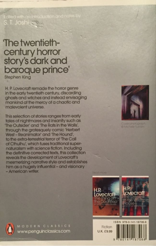 The Call of Cthulhu and Other Weird Stories - H.P. Lovecraft (Penguin Modern Classics - Paperback) book collectible [Barcode 9780141187068] - Main Image 2