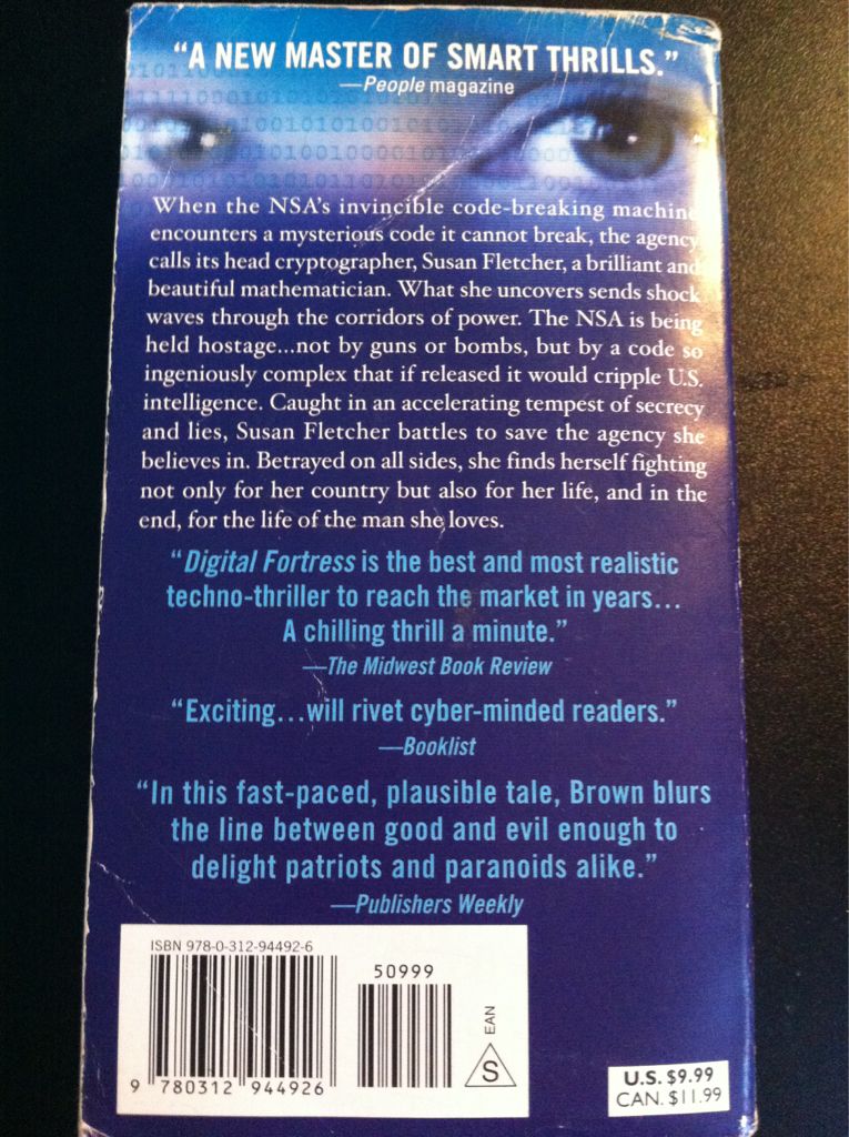 Digital Fortress - Dan Brown (St Martins Paperbacks - Paperback) book collectible [Barcode 9780312944926] - Main Image 2