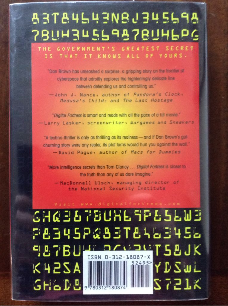 Digital Fortress - Brown Dan (St. Martins Press - Hardcover) book collectible - Main Image 2