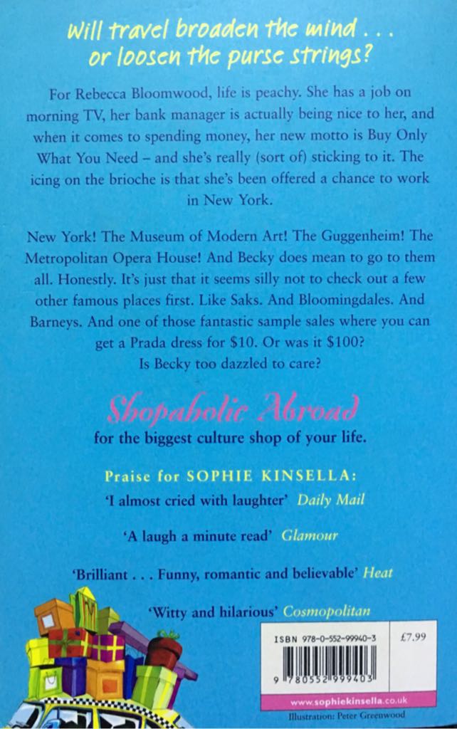 Shopaholic Abroad - Sophie Kinsella (Black Swan - Paperback) book collectible [Barcode 9780552999403] - Main Image 2