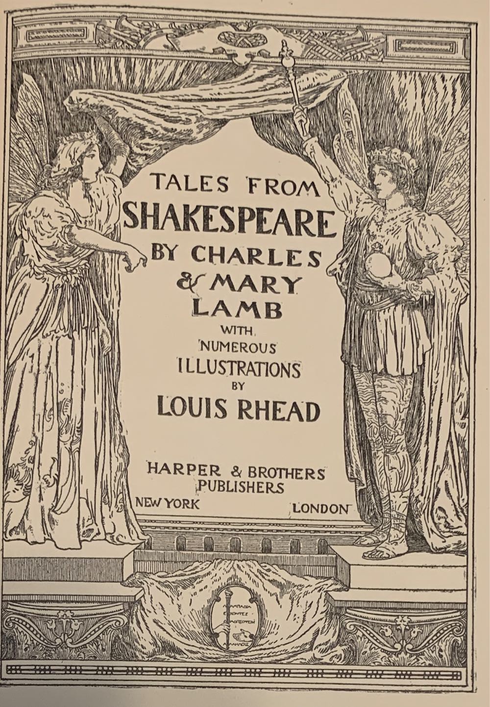 Tales From Shakespeare - Charles And Mary Lamb (Harper & Brothers  - Hardcover) book collectible - Main Image 2